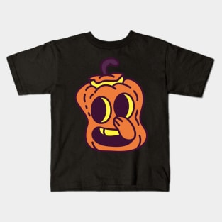 squidward Pumpkin Kids T-Shirt